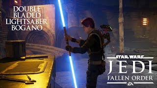 Star Wars  Jedi Fallen Order  Double Bladed Lightsaber  Bogano [upl. by Obaza414]