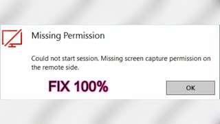 How to FIX Missing screen capture permission on the remote side on your MacOS [upl. by Relda]