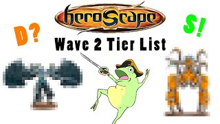 HEROSCAPE WAVE 2 TIER LIST AND REVIEW [upl. by Sollie62]