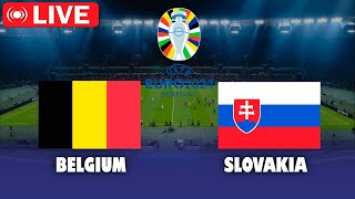 🔴LIVE Belgium vs Slovakia EURO 2024  Match Today Game play PES 2021 [upl. by Onahpets]