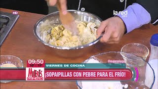 Receta de sopaipillas con pebre para pasar el frío [upl. by Yeorgi]