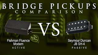 Fishman FLUENCE MODERN vs Seymour Duncan JB SH4  Bridge Pickup Guitar Tone Comparison Demo [upl. by Eussoj]