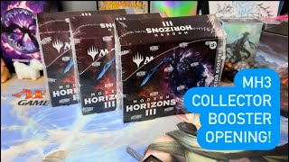 MH3 Collector Booster box opening Looking for serialized texture foils MTG [upl. by Fischer721]