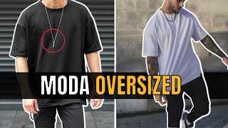 MODA ropa OVERSIZE para HOMBRE  ¡Sigue estos pasos para usar ROPA GRANDE [upl. by Katalin]