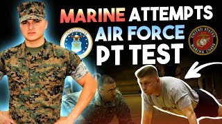 Marine Attempts Air Force PT test [upl. by Nagiam138]