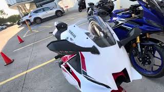 Yamaha YZFR9 First Look In The Flesh [upl. by Araet]