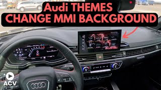 Audi MMI Themes Plus More Updates POV Drive [upl. by Kamilah]