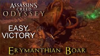 Assassins Creed Odyssey  How To Easily Beat The Erymanthian Boar [upl. by Norrie]