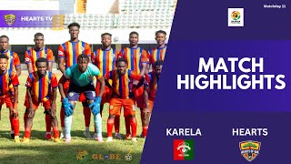 MATCH HIGHLIGHTS  KARELA VS HEARTS [upl. by Notlrac]