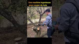 Machine qui coupe du bois ingenieria astuce diy charpente archicad géniecivil [upl. by Kola]