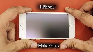 I Phone Matte Glass  Anti Fingerprint  Screen Protector  Gaming Glass [upl. by Cyrus570]