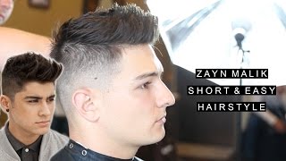 Zayn Malik Hair  Short Hairstyle For Men  Easy Hairstyle with Fade [upl. by Eissehc]