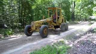 Galion 503L Grader Grading [upl. by Earvin]