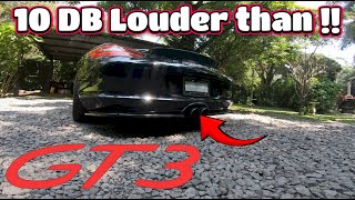 Top Gear BOXSTER EXHAUST THAT IS LOUDER THAN THE LOUDEST GT3 Lesser Narrative Version [upl. by Ishmael]