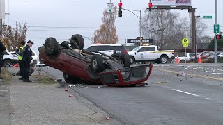 Four Car Rollover Accident South 38th Street amp South M Street Tacoma WA [upl. by Esille]