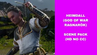 Heimdall God of War Ragnarök  Scene Pack HD No CC [upl. by Lindgren740]