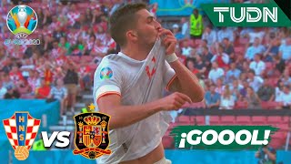 ¡PARTIDAZO ¡Ferran Torres anota  Croacia 13 España  UEFA Euro 2020  8vos Final  TUDN [upl. by Pozzy]