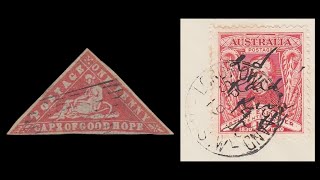 Cape of Good Hope triangular printings Vs Lord Howe Island postal history [upl. by Zanas264]