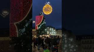 Christmas market in Straßburg France 🇫🇷 strasbourg christmas shorts [upl. by Nichols414]