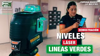 Niveles LASER GLL220 G GLL380 CG GLL380 G  quotLR 7quot BOSCH DEMOSTRACIÓN [upl. by Aneeuqahs974]