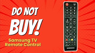 SAMSUNG TV Remote Control  9 Reasons NOT to Buy 🚫📺 [upl. by Trisha477]