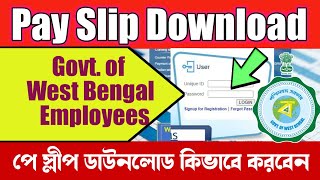 Pay Slip Download In West Bengal Employee  Salary Statement Download [upl. by Chaker]