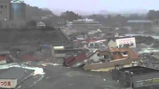 Tsunami in Onagawa Miyagi Prefecture [upl. by Yelyah533]