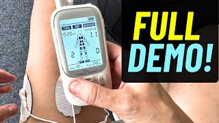 How to use TENS Unit Machine with EMS and Massager FULL REVIEW amp DEMO [upl. by Larina31]