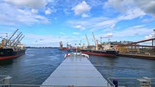 MV Cederborg  Timelapse  4K  Arrival port of Rostock Germany [upl. by Gnouh349]