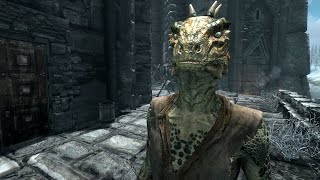 I have to assume that all Argonians do this  Skyrim Gameplay Highlights shorts [upl. by Pegasus]