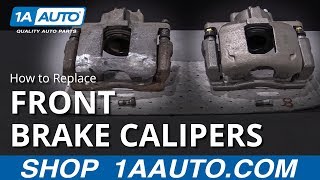 How to Replace Front Brake Calipers On Any Car [upl. by Ojyram433]