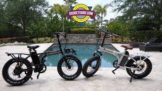 2017 vs 2018 Rad Mini EBike Comparison Review  Electric Folding Bike [upl. by Aanas89]