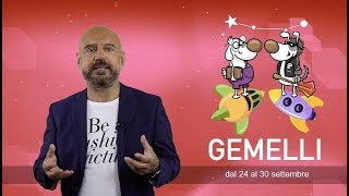 GEMELLI l’oroscopo di Capitani  Settimana 24  30 Settembre [upl. by Enimajneb]