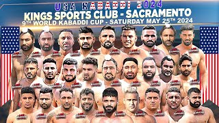 LIVE  2024 USA Kabaddi  Sacramento Kings Kabaddi Cup 2024  Week 1 [upl. by Levitus]