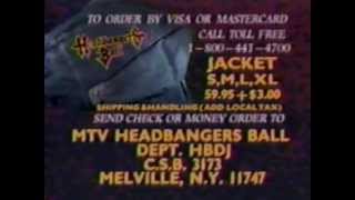 MTVs Headbangers Ball  Denim Jacket Advertisement From 1988 With Kip Winger [upl. by Landahl]