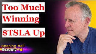 Tesla Stock Rebounding Austin Robotaxi Talks SAIA Loves SEMI LEI Up Existing Home Sales Up [upl. by Ellives]