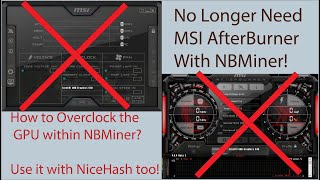 Overclock the GPU within NBMiner Batch Files [upl. by Hynes]