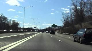 Interstate 91  Connecticut Exits 40 to 35 southbound [upl. by Jyoti]