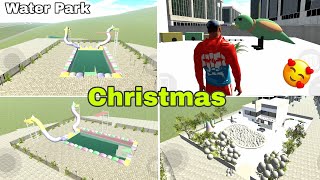 Indian bike driving 3d 🤯 water park ad New update 🥳 all cheat code Christmas update🔥 [upl. by Kaczer]