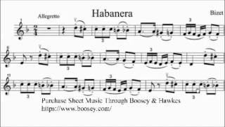 Trinity TCL Violin 20162019 Grade 3 B1 Bizet Habanera from Carmen Sheet Music [upl. by Renault]