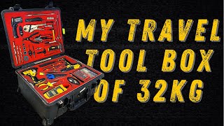 WHAT IS IN MY TRAVEL TOOL BOX My tool box organization [upl. by Samot]