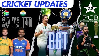 India vs South Africa T20 Series 2024  BorderGavaskar Trophy  Pakistan on Champion Trophy 2025 [upl. by Aihtenyc]