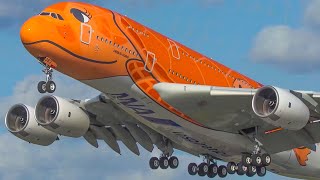 60 MINUTES PURE AVIATION  Special Liveries only  Airbus A380 Boeing 747  4K [upl. by Blancha282]