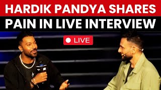 Hardik Pandya Interview Live I Am Very Strong Hardik Expresses His Pain After Divorce [upl. by Yreneh674]