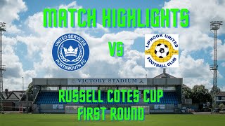 US Portsmouth vs Liphook Utd Russell Cotes cup first round  match highlights [upl. by Nwahsirhc]