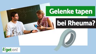 Gelenke tapen Handgelenk tapen mit Anleitung  Tipps von Gordon und Karen  Rheuma  Liga [upl. by Pellet]