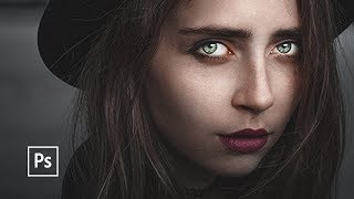 How to Make Portraits More Dramatic  Photoshop tutorial [upl. by Burg698]