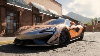 2021 McLaren 620R  Forza Horizon 5  Logitech g920 gameplay [upl. by Rosamond]