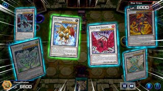 SUMMONING SHOOTING QUASAR DRAGON USING ALL 6 SIGNER DRAGONS IN YUGIOH MASTER DUEL [upl. by Eilak]