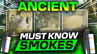 EVERY Smoke You MUST KNOW on Ancient in CS2 [upl. by Anitsej]